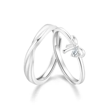 Lao Feng Xiang S999 Fine Silver Rings Unisex