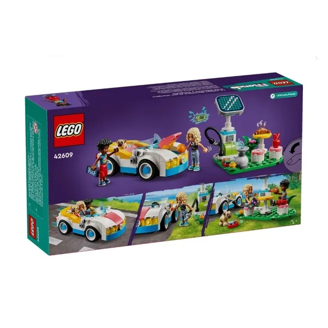 LEGO Good Friend Collection New Energy Vehicles And Charging Stations Building Blocks 170pcs 42609-2