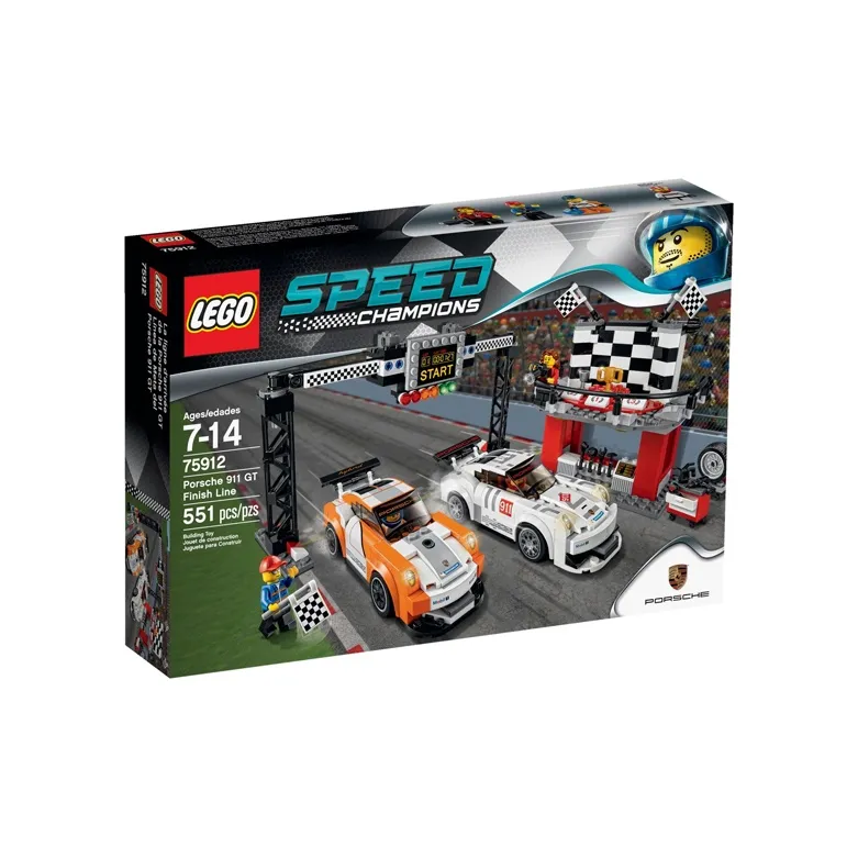 LEGO Super Racing Collection Porsche 911 GT Finish Line Building Blocks 301 600 75912-3