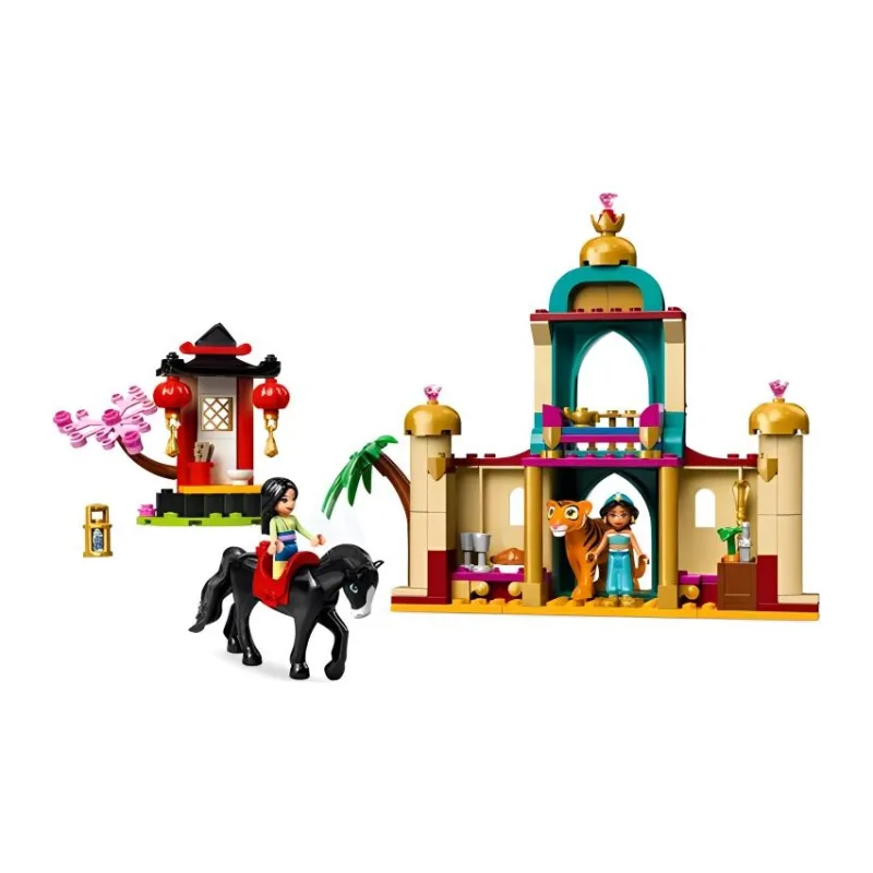 LEGO Disney Princess Collection, Jasmine And Mulan's Thrilling Adventures Building Blocks 176pcs 43208-2