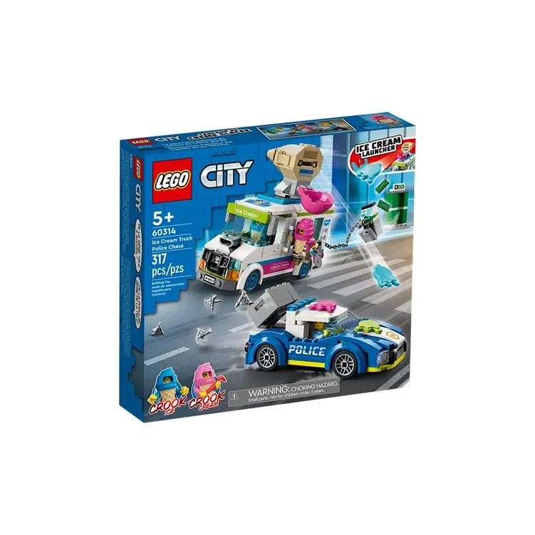 LEGO City Collection Chase Ice Cream Truck Building Blocks 317pcs 60314-2