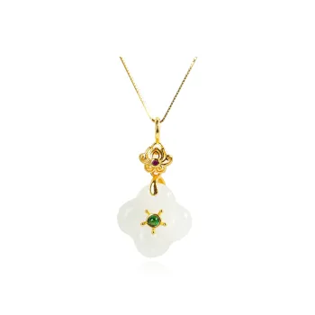CUIYOUSHIJIA Hetian Jade Pendants White Jade Women's