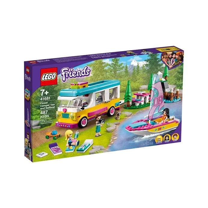LEGO Friends Forest Camper Van And Sailboat Set 41681-1