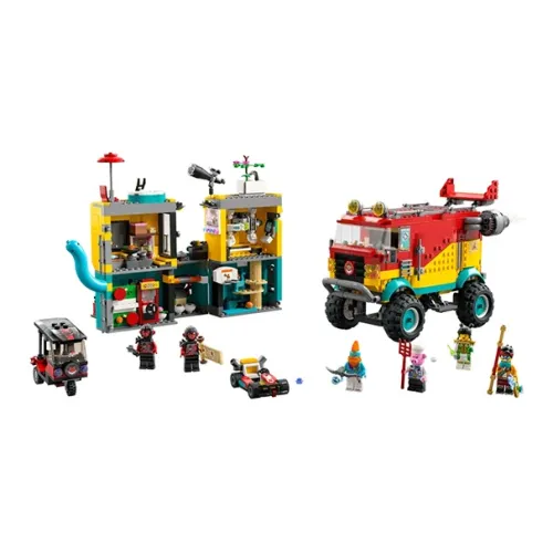 LEGO Qi Xiaotian Monkie Kid, Monkey King Team Off Road Vehicle Building Blocks 1406 Pcs/pzs 80038