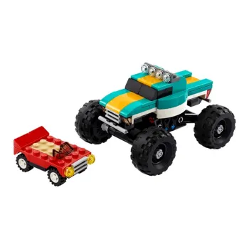 LEGO LOGO Creator Giant Wheel Off Road Vehicle Building Blocks 163pcs 31101