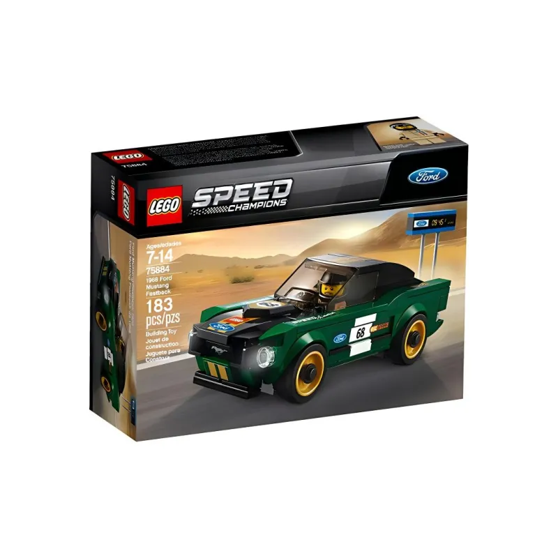LEGO Super Racing Collection FORD 1968 Ford Mustang Building Blocks 183pcs 75884-2