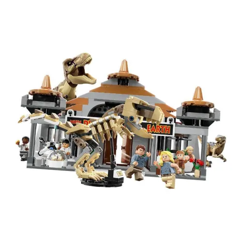 LEGO Visitor Center: T. Rex & Raptor Attack Building Blocks 76961