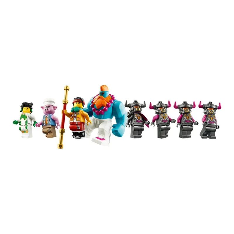 LEGO Little Monkey King Collection Monkie Kid Characters Universal Maritime Base Building Blocks 80013-4