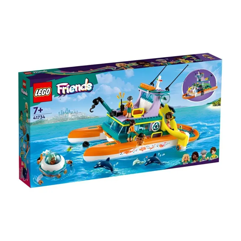 LEGO Sea Rescue Boat Building Blocks 41734-2