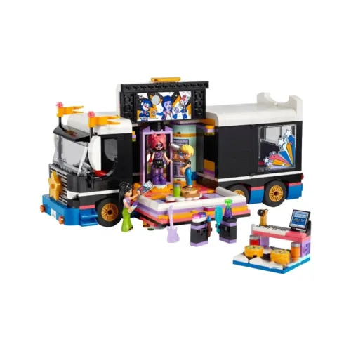 LEGO Good Friend Collection Songstar Tour Bus Building Blocks 845pcs 42619