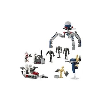 LEGO Star Wars Collection Clone Soldier And Fighter Robot Battle Set Building Blocks 215pcs 75372