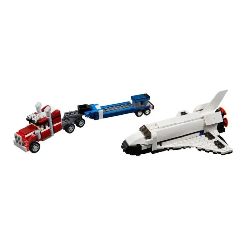LEGO LOGO Creator 3 in 1 Space Shuttle Transporter Versatile Creative Collection Building Blocks 341 31091
