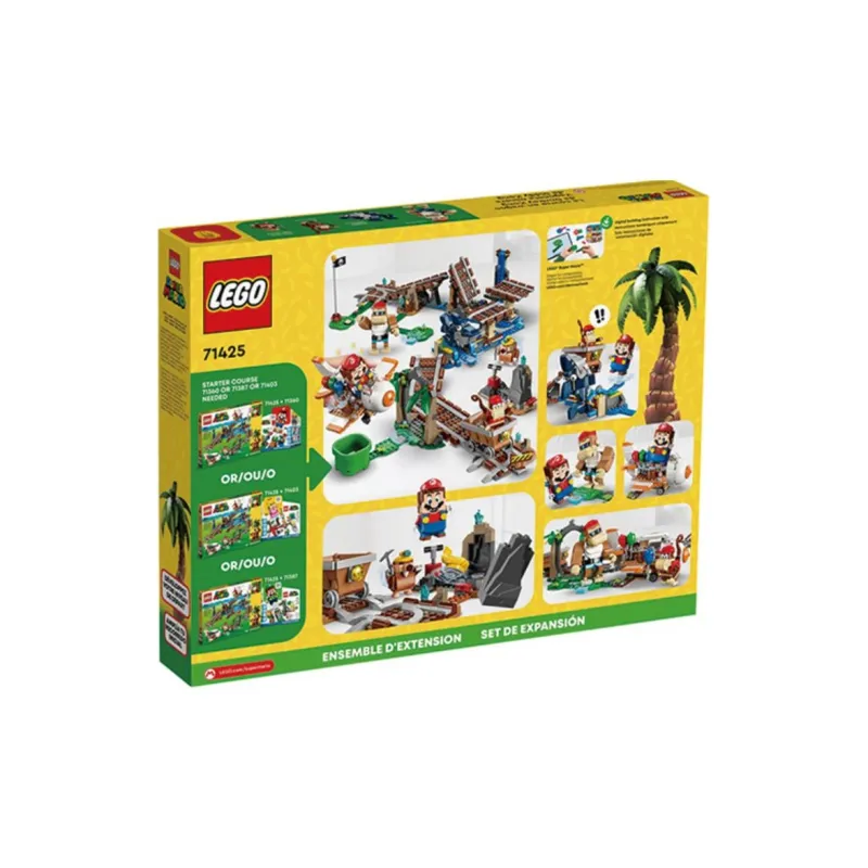 LEGO Super Mario Didi King Kong's Mining Cart Cycling Expansion Set Building Blocks 1157pcs 71425-1
