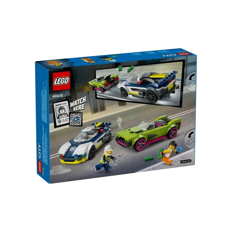 LEGO Police Car And Muscle Car Chase Building Blocks 60415-1