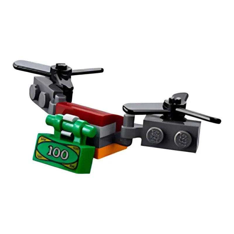 LEGO City Collection Police Aviation Backpack, Modular Pack Building Blocks 33pcs 30362-2