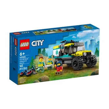 LEGO City Collection 4x4 Trail Running Rescue Vehicle Building Blocks 136pcs 40582