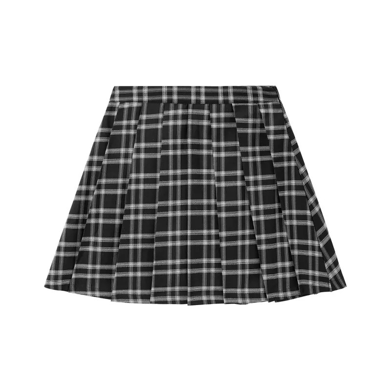 FUN X Snoopy Casual Short Skirts Women's Black-1