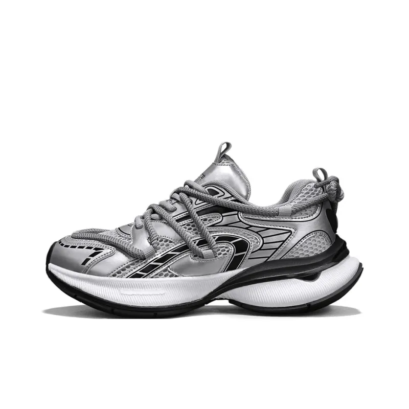 KANGLONG Cushioning, Slip Resistant, Abrasion Resistant, Breathable, Balance, Height Increasing Chunky Sneakers Men's-16