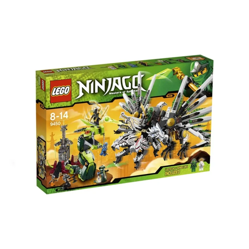 LEGO Phantom Ninja Collection Quad Dragon Grand Battle Building Blocks 601 1000 9450-2
