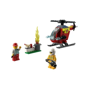 LEGO City Collection Helicopter Fire Helicopter Building Blocks 0 300 60318