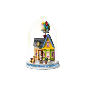 LEGO Disney Collection Up & Glass Lamp Shade Unibody Building Blocks 43217  Display Case 1