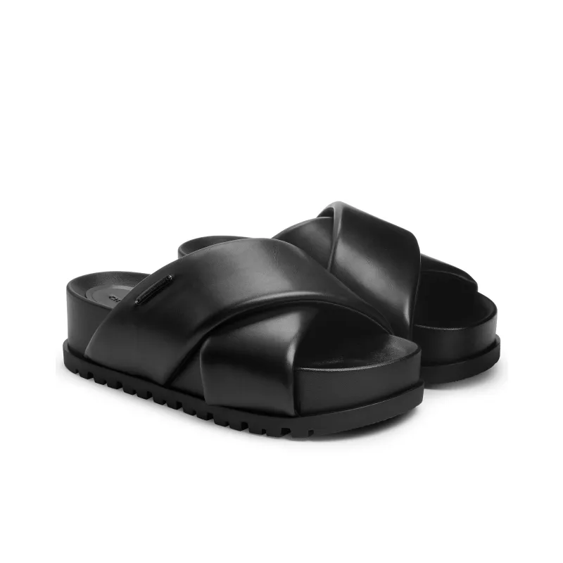 CHARLES&KEITH Composite Sole Slide Slippers 4cm Women's-1