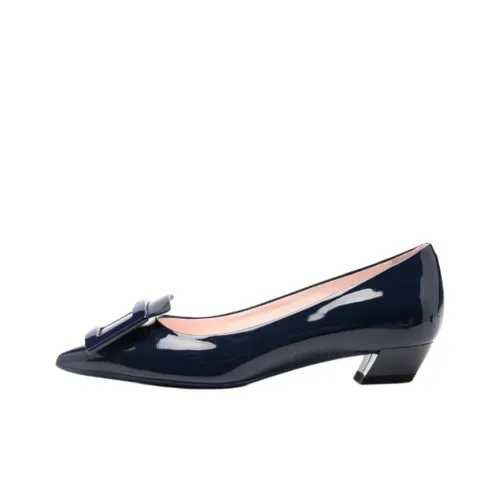 Roger Vivier Block Heel High Heels Women's Blue