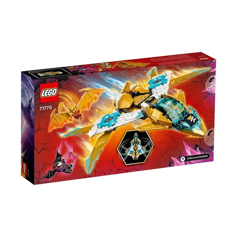 LEGO Phantom Ninja Collection Zan's Gold Shenron Jet Building Blocks 71770-3