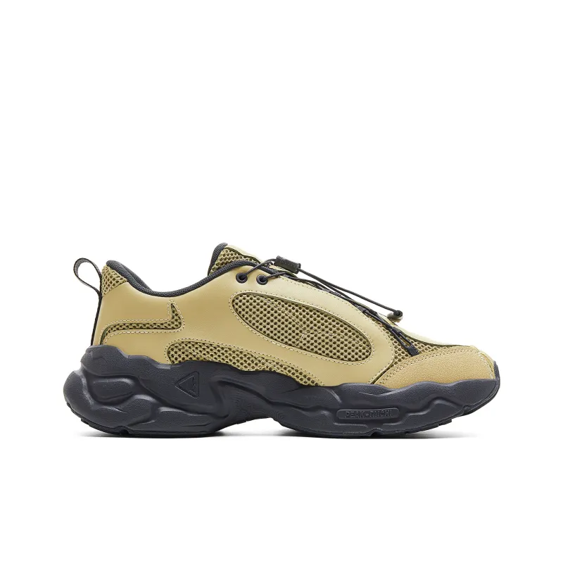 PEAK Shock Absorbers With Slip Resistant And Abrasion Resistant Properties Low Top Casual Shoes Men's Withered Green-1
