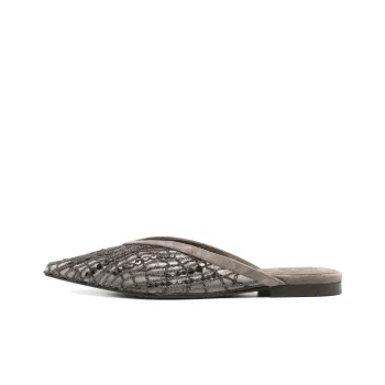 Brunello Cucinelli Sequin embellished Flat Mules Women's