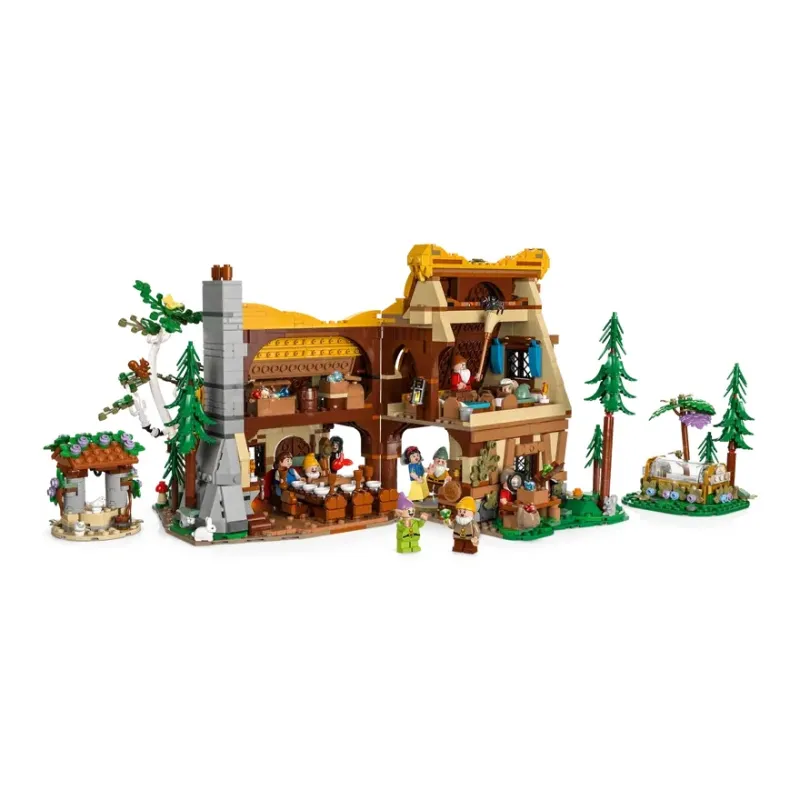 LEGO Snow White And The Seven Dwarfs' Cottage Building Blocks 43242-1