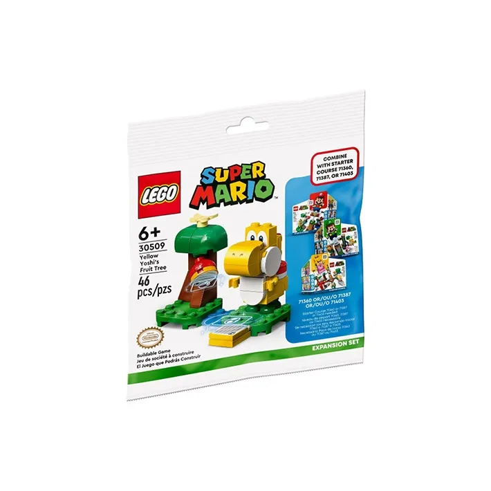 LEGO Super Mario Yoshi Yellow West With Fruit Tree Building Blocks 30509-1