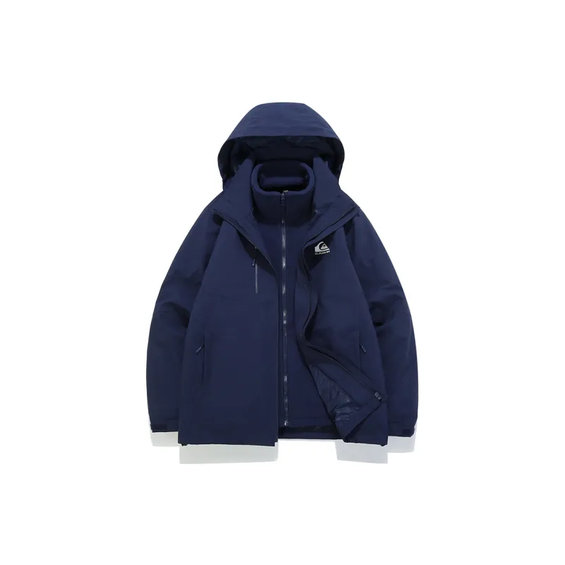 Quiksilver Hiking Water-Resistant Windproof Water-Repellent Rainproof Windbreaker Jacket Unisex-7
