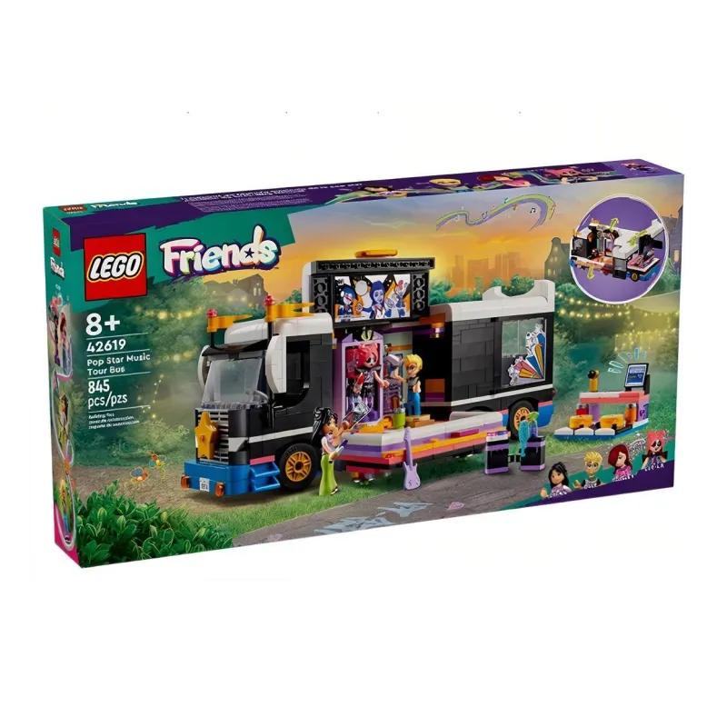LEGO Good Friend Collection Songstar Tour Bus Building Blocks 845pcs 42619-1