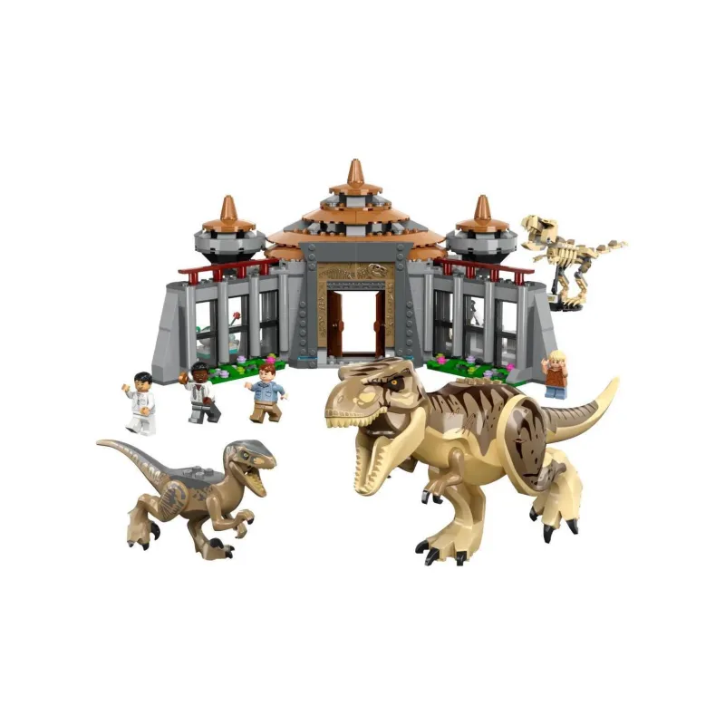 LEGO Visitor Center  T. Rex & Raptor Attack Building Blocks 76961-2