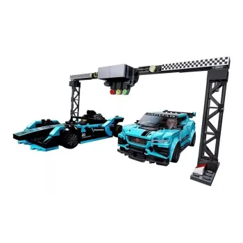 LEGO Super Racing Collection Formula E &I PACE ETROPHY Jaguar Building Blocks 76898
