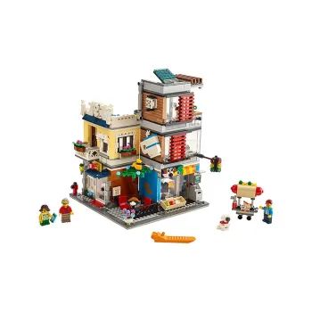 LEGO LOGO Creator Pet Stores And Café Terrace Building Blocks 601 1000pcs 31097