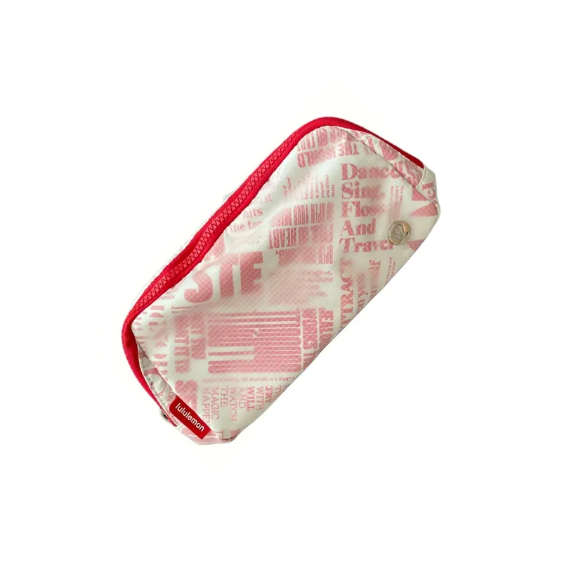 Lululemon Nylon Sling Bag Fanny Pack Regular Unisex White & Luminous Red-1