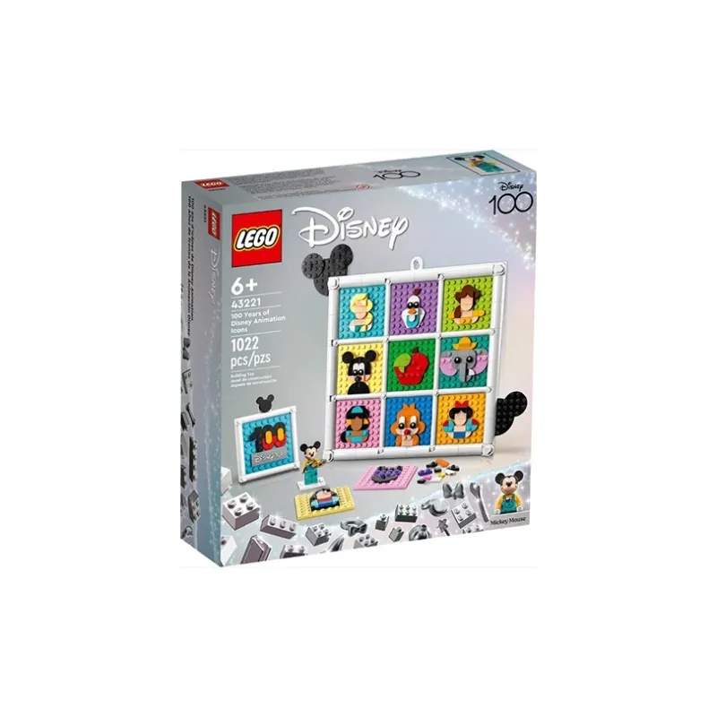 LEGO Disney Collection Disney Classic Animation 100th Anniversary Building Blocks 1022pcs 43221-2