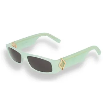 DIOR Acetate Rectangular Sunglasses Unisex Green
