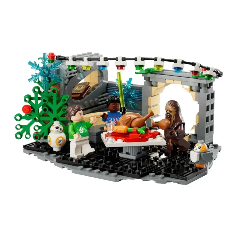 LEGO Millennium Falcon Holiday Diorama Building Blocks 40658-2