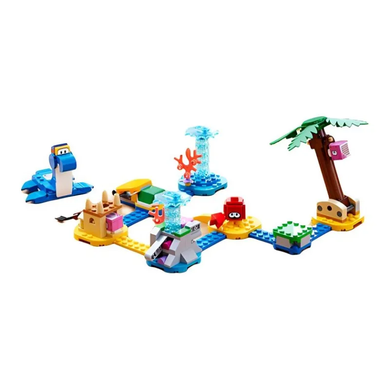 LEGO Super Mario Collection, King Of The Koopas' Beach Expansion Levels Building Blocks 229pcs 71398-2