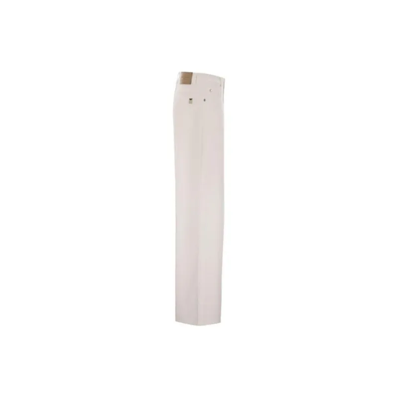 WEEKEND MaxMara Medina Logo Patch Wide Leg Trousers-2