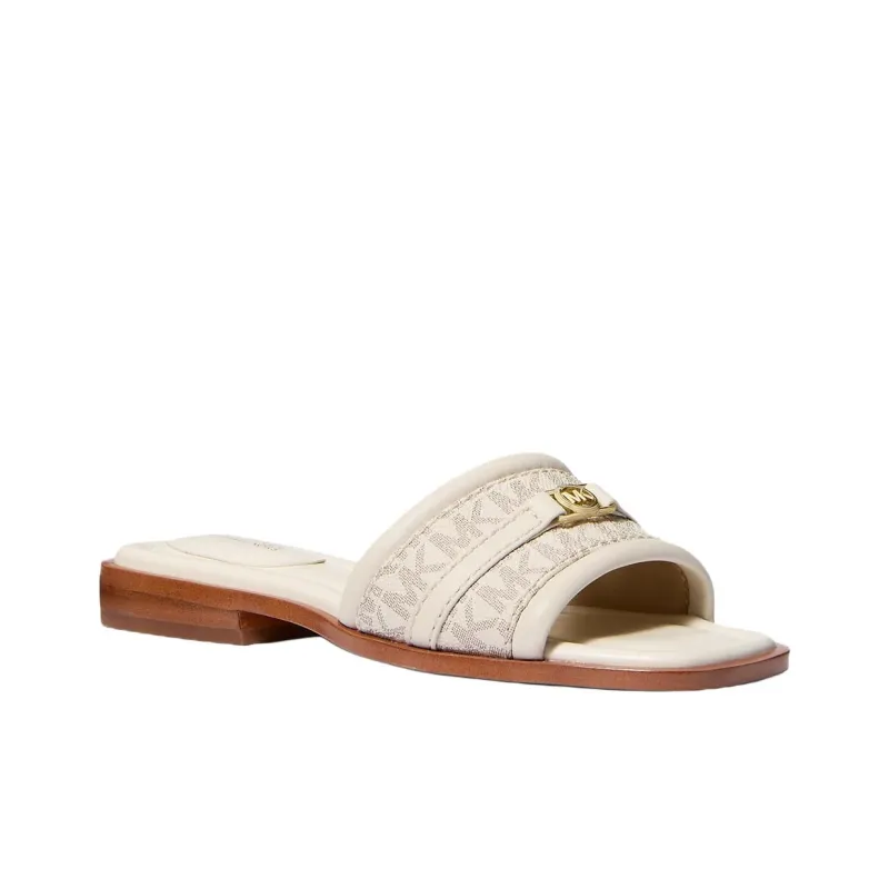 MICHAEL KORS Slide Slippers Women's White-2
