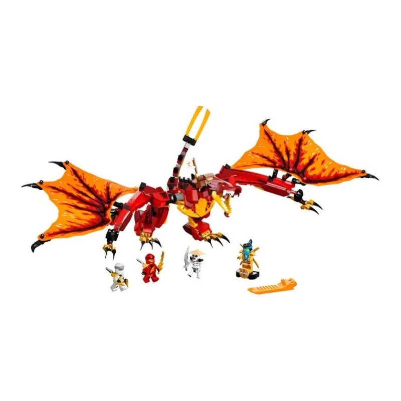 LEGO Phantom Ninja Collection Flame Shenron's Attack Building Blocks 563pcs 71753-0