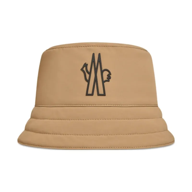 Moncler Cotton Bucket Hats Women's Brown-0