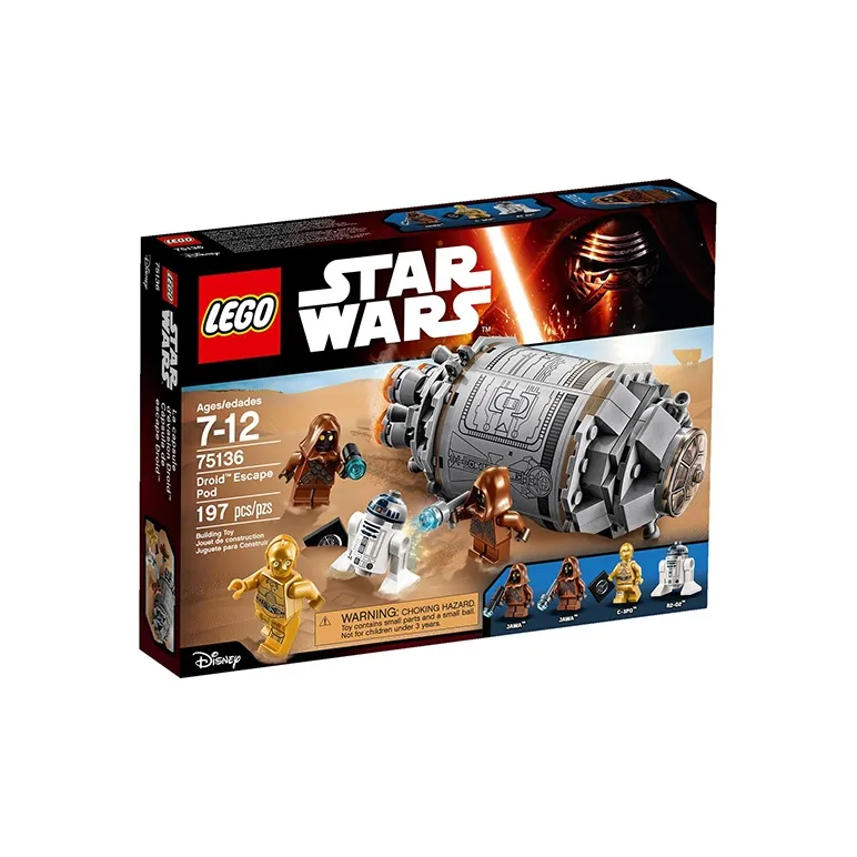 LEGO Star Wars Collection Robot Escape Pod Building Blocks 75136-3