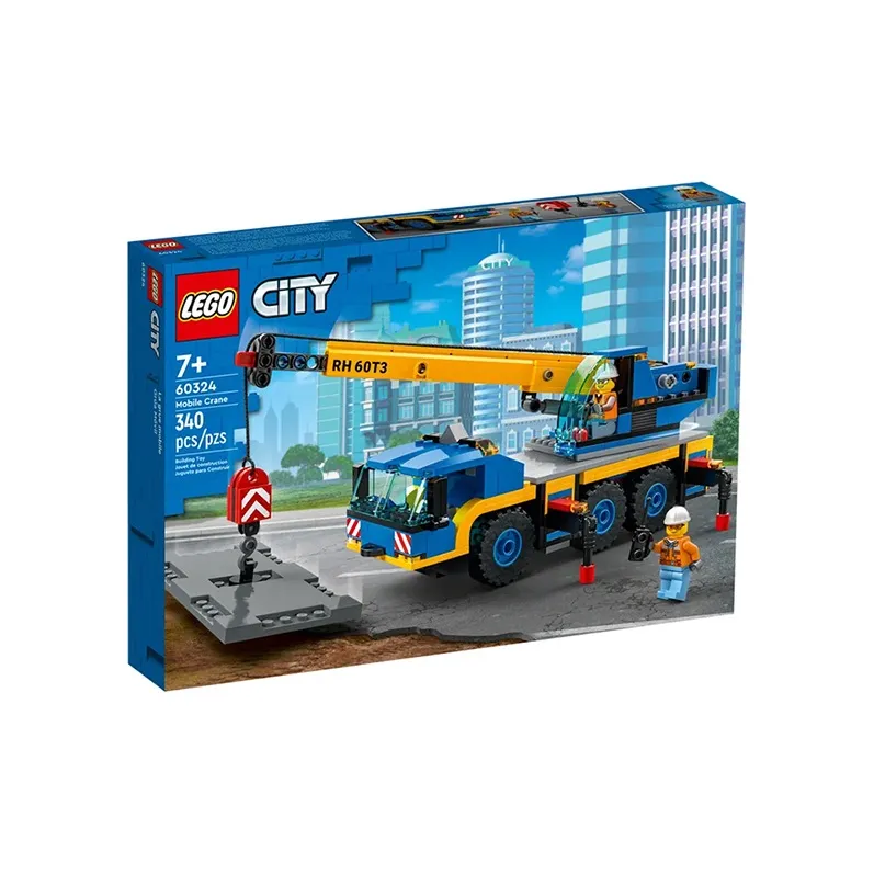 LEGO City Collection Heavy Duty Crane Building Blocks 340 Pcs/pzs 60324-1