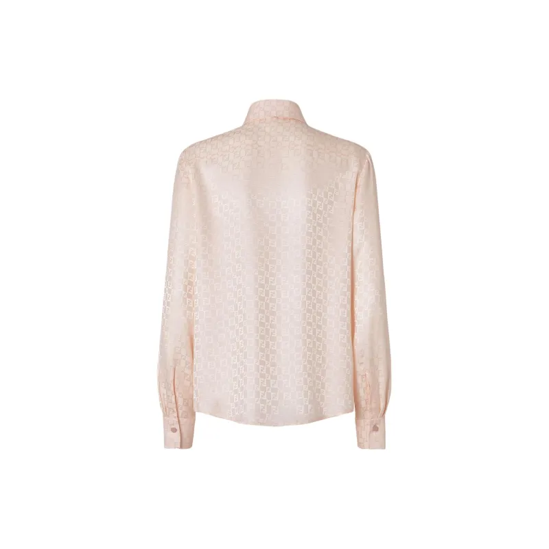 FENDI Monogrammed Long Sleeved Shirt-1