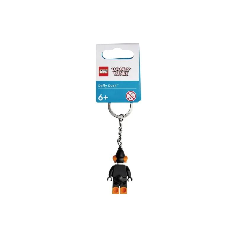 LEGO Classic Collection Looney Tunes Daffy Duck Character Pendant Keychain Building Blocks 854199-2